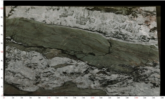 Royal Green Quartzite Slabs Featuring Bold White Line