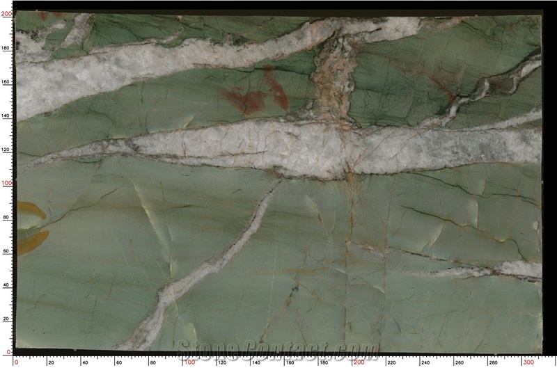 Royal Green Quartzite Slabs Intricate Green Layering
