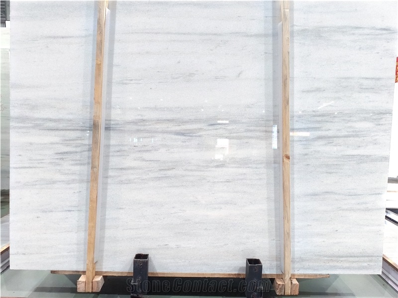 Snowflake Wood Grain Marble Slab Tiles