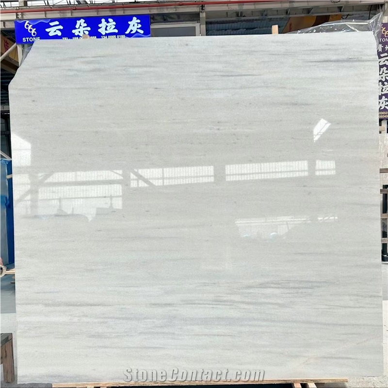 Snowflake Wood Grain Marble Slab Tiles