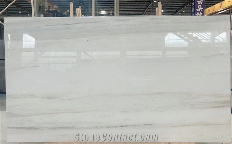 Snowflake Wood Grain Marble Tiles Featuring Light Striped