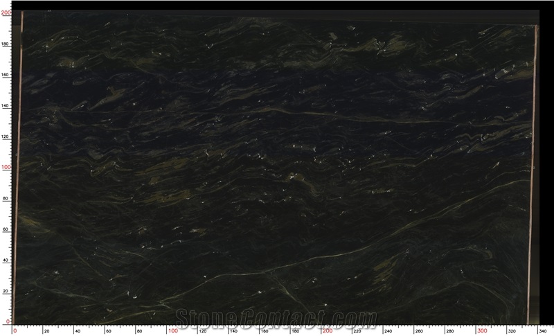 Speranza Granite Slabs Revealing Deep Green Motifs