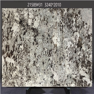 Splendor White Granite Slabs Blended Gray - Brown Hues