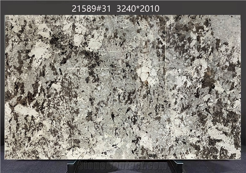 Splendor White Granite Slabs Exhibiting Unique Color