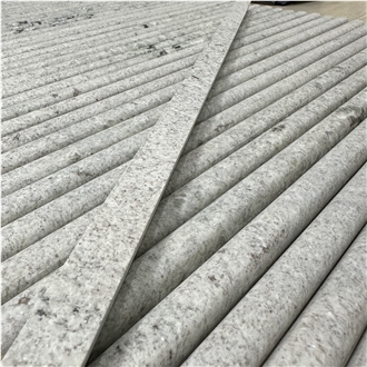 Taj Mahal Quartzite Flute In Stock Gray Look Border