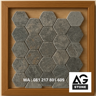 Marble Hexagon Mosaic Tile Backsplash