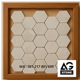 Marble Hexagon Mosaic Floor Tile Backsplash Tiles
