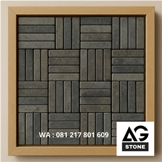 Parquet Wafer Stone Mosaic Tiles