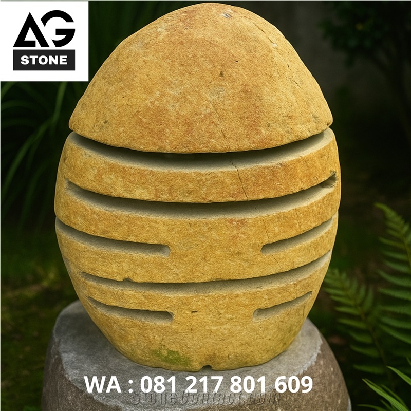 River Stone Garden Lamps Lanterns