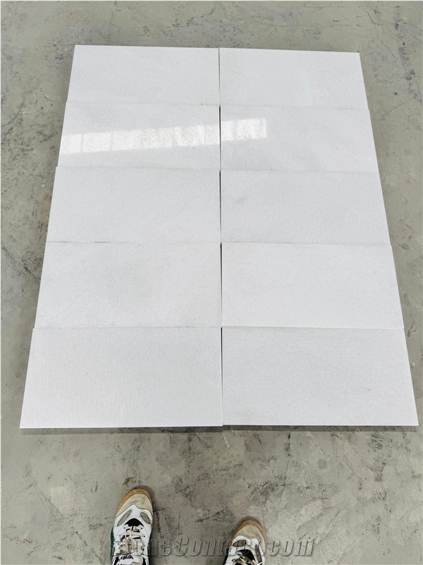 Crystal White Marble Tiles