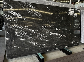 Brazilian Cosmic Black Granite Slabs