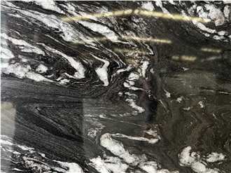 Brazilian Cosmic Black Granite Slabs