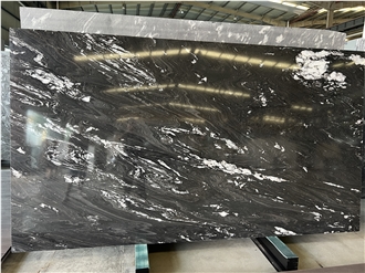 Brazilian Cosmic Black Granite Slabs