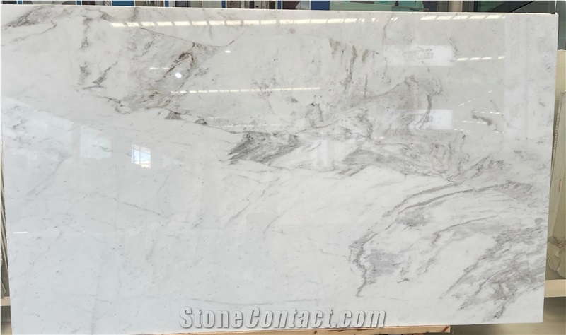 Chinese Jiashi White Marble Slabs Tiles