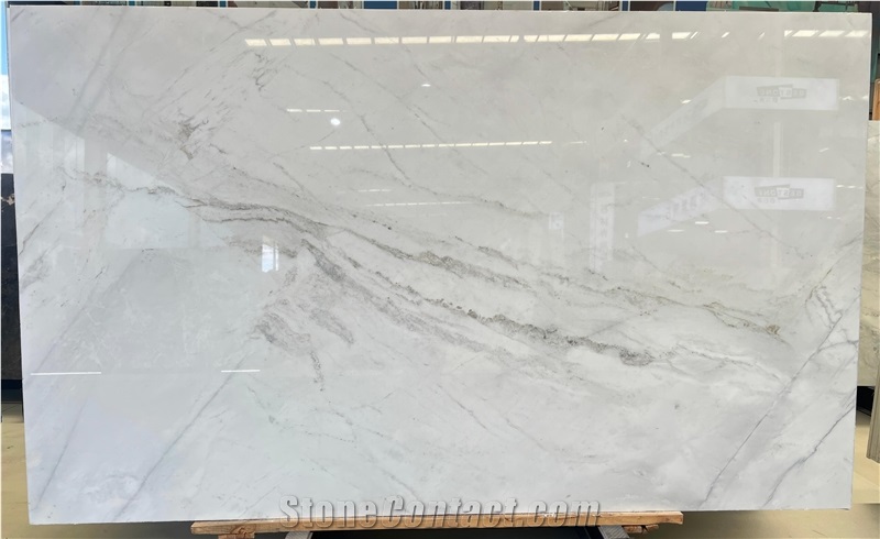 Chinese Jiashi White Marble Slabs Tiles