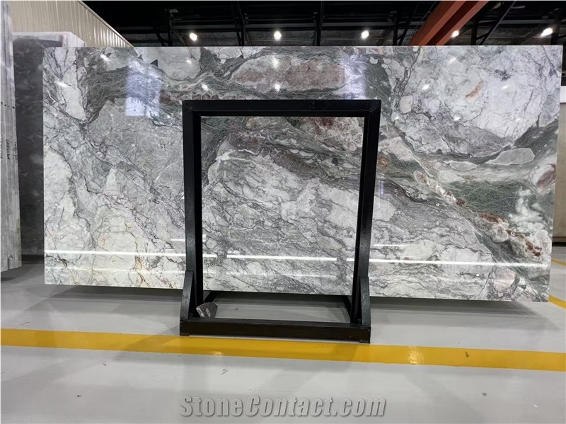 Four Season Pink Marble Slabs Tiles