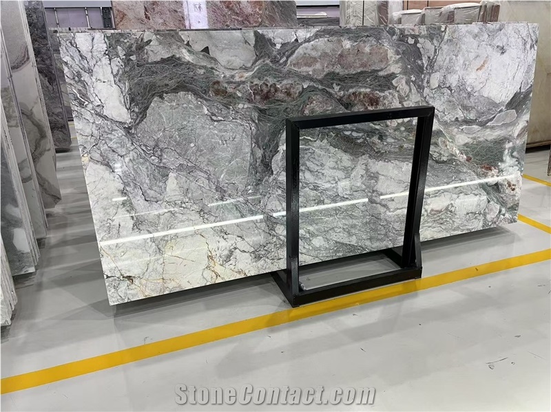 Four Season Pink Marble Slabs Tiles