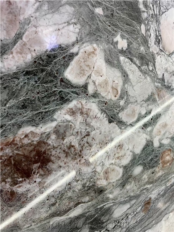 Four Season Pink Marble Slabs Tiles