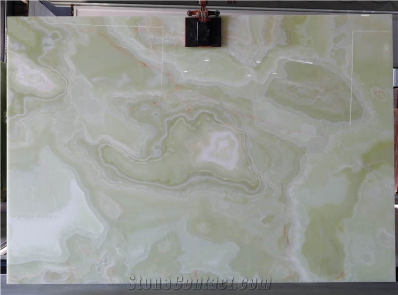 Light Green Onyx Slab Tiles