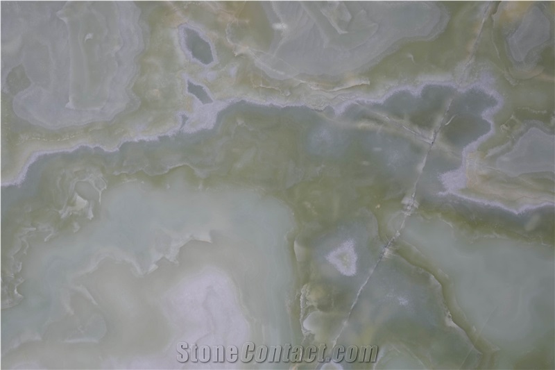 Light Green Onyx Slab Tiles