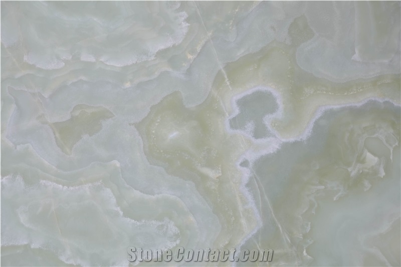 Light Green Onyx Slab Tiles