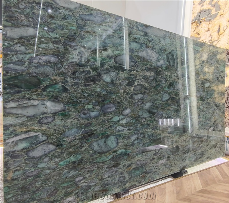 Verde Marinace Green Granite Slabs