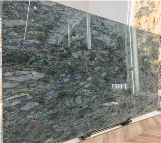 Verde Marinace Green Granite Slabs