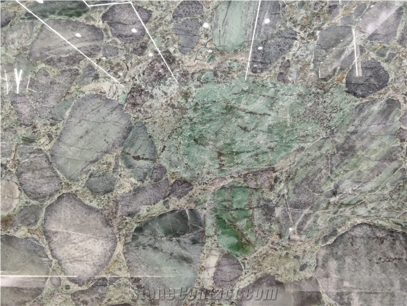 Verde Marinace Green Granite Slabs