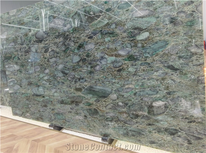 Verde Marinace Green Granite Slabs