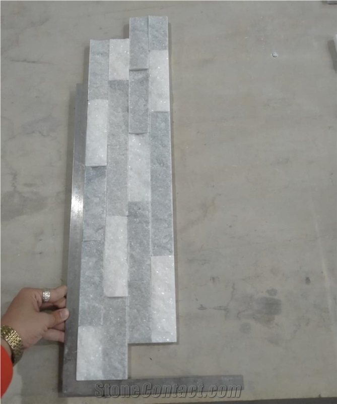 Alaska White Ledger Stone Veneer