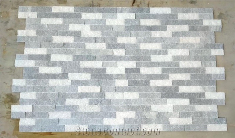 Alaska White Ledger Stone Veneer