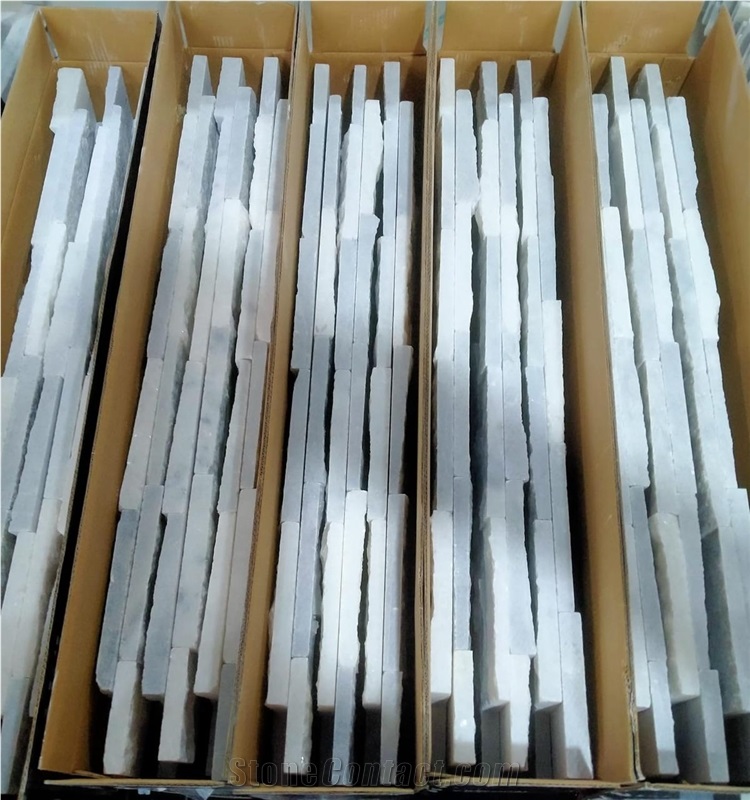 Alaska White Ledger Stone Veneer