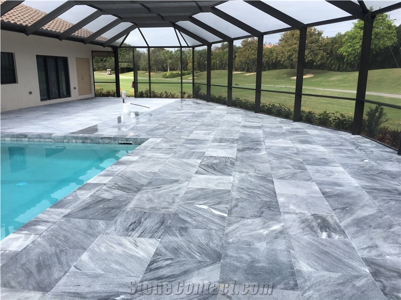 Silver Black Marble Tiles