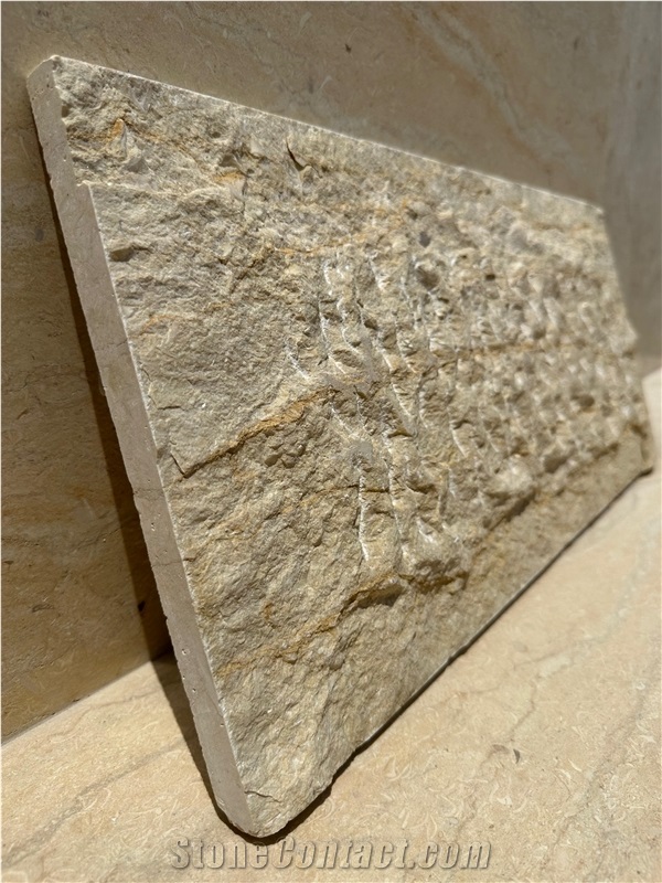 Silvia Egyptian Marble – Split Face Nailed (Chiseled) Tiles