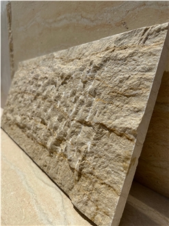Silvia Egyptian Marble – Split Face Nailed (Chiseled) Tiles