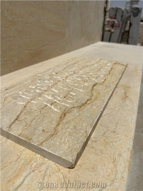 Silvia Egyptian Marble – Split Face Nailed (Chiseled) Tiles