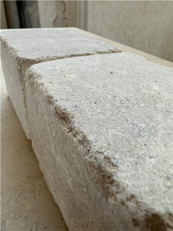Tumbled Sinai Pearl Egyptian Limestone Cobblestones