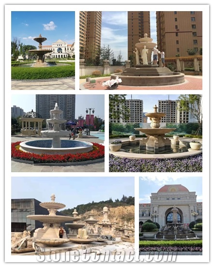 All Color Granite Garden Fountains