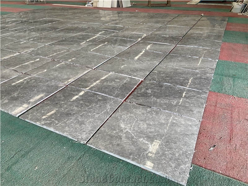 Baltic Gray Marble 3CM Thick Arched Tiles Walls