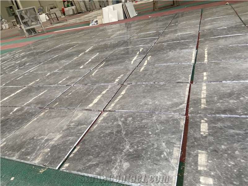 Baltic Gray Marble 3CM Thick Arched Tiles Walls