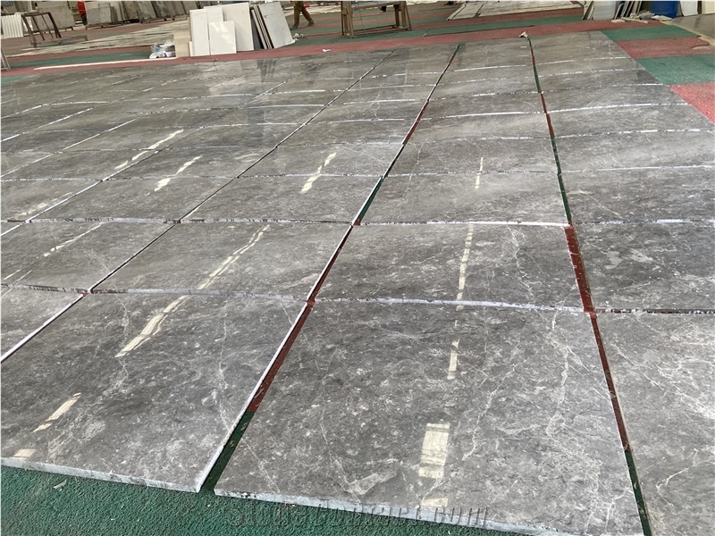 Baltic Gray Marble 3CM Thick Arched Tiles Walls