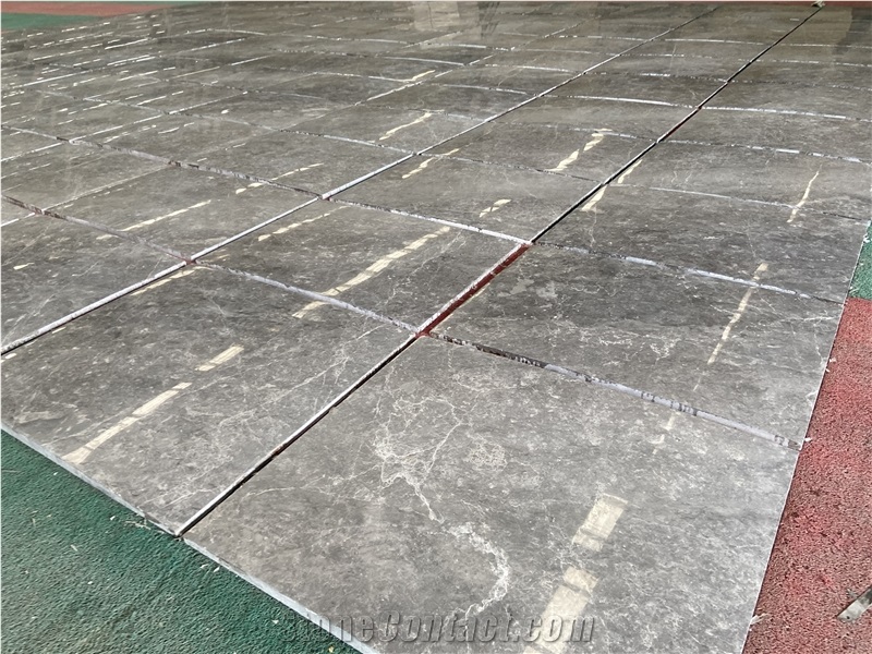Baltic Gray Marble 3CM Thick Arched Tiles Walls