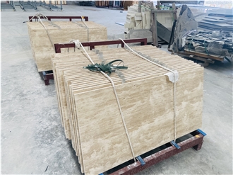 Beige Travertine Tiles 1200×600Mm Matte Finish