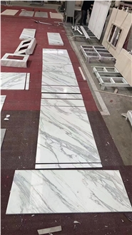 Calacatta White Marble Tiles