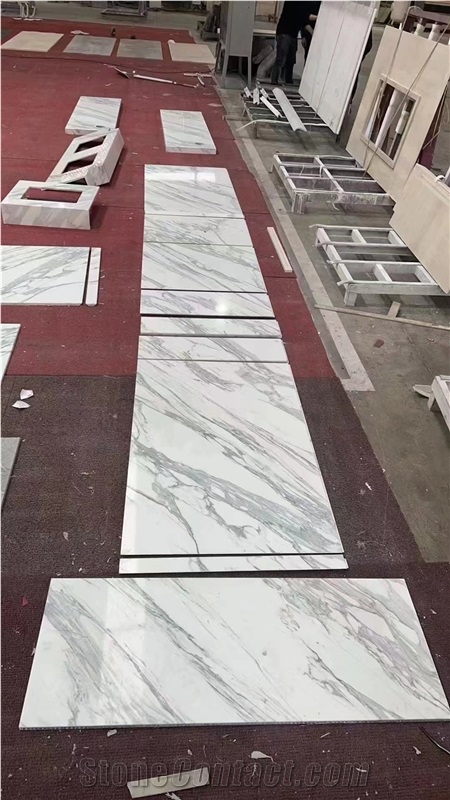 Calacatta White Marble Tiles