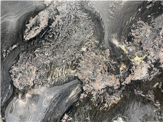 Natural Grey Quartzite Rock Texture Finish Slabs