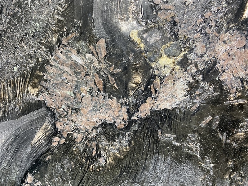 Natural Grey Quartzite Rock Texture Finish Slabs