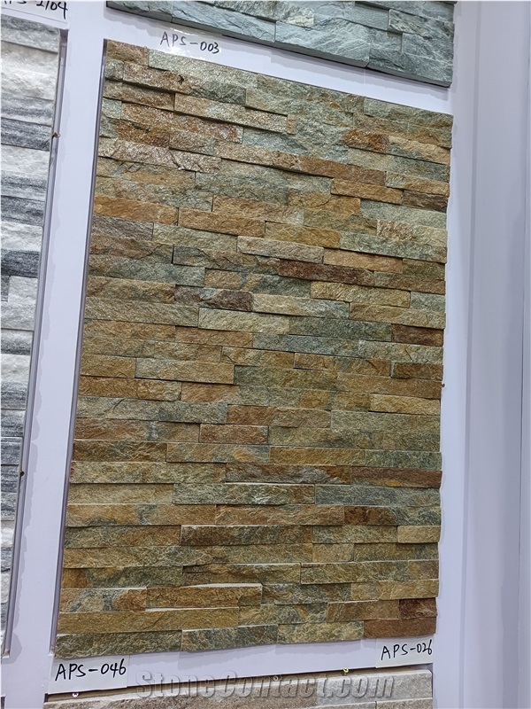 Natural Random Cultured Stone Cladding Panels Veneer