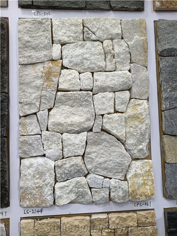 Natural Random Cultured Stone Cladding Panels Veneer