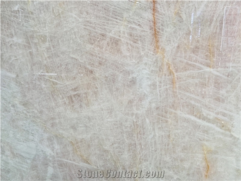 Pink Cristallo Quartzite Slabs 20Mm Thick